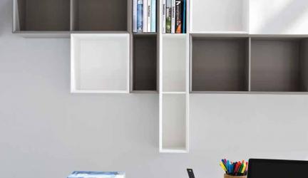 libreria - inside - calligaris - arredo -arredamento - soggiorno - componibile - brescia - cremona